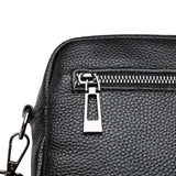 100% Genuine Leather Messenger Bag Women Fashion Style Female Handbag With Wide Shoulder Strap Luxury Hair bulb Crossbody Sac