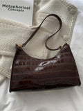 New fashion embossed hand bag temperament stone pattern shoulder bag