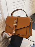 Retro shoulder handbag all-match crossbody small square bag